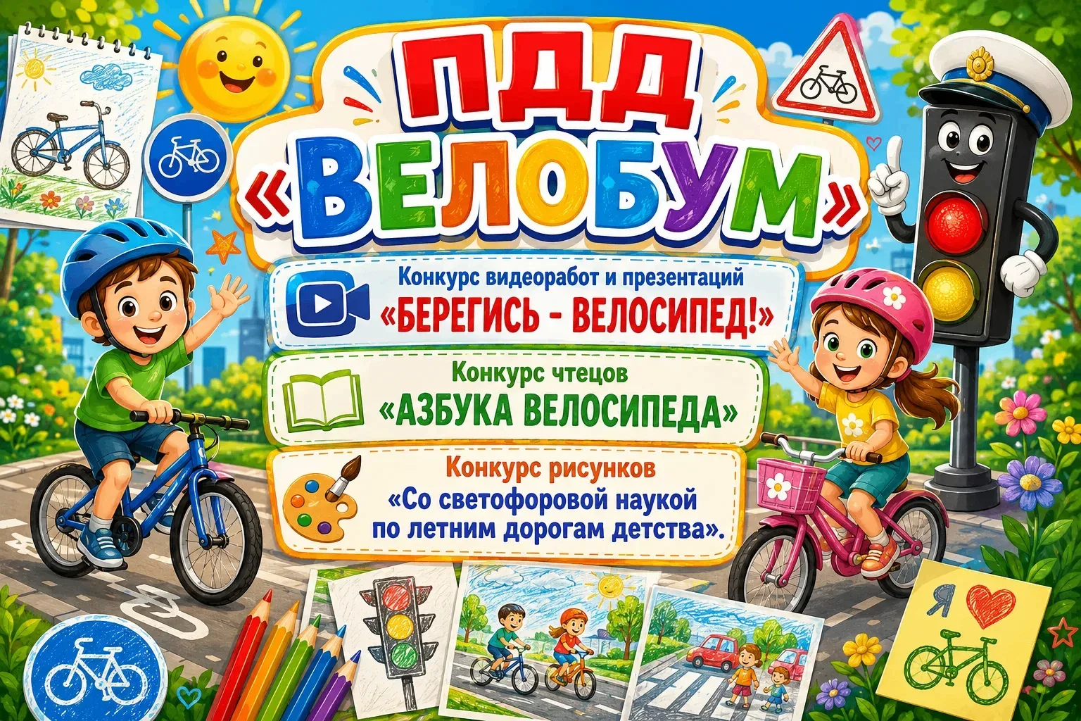 Всероссийский конкурс  по правилам дорожного движения (ПДД):

🚴 V Всероссийский конкурс декоративно