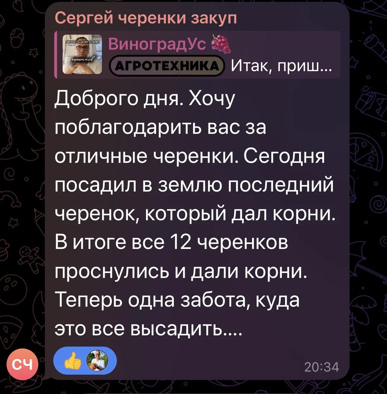 Обожаю такие воскресновечерние сообщения 👍