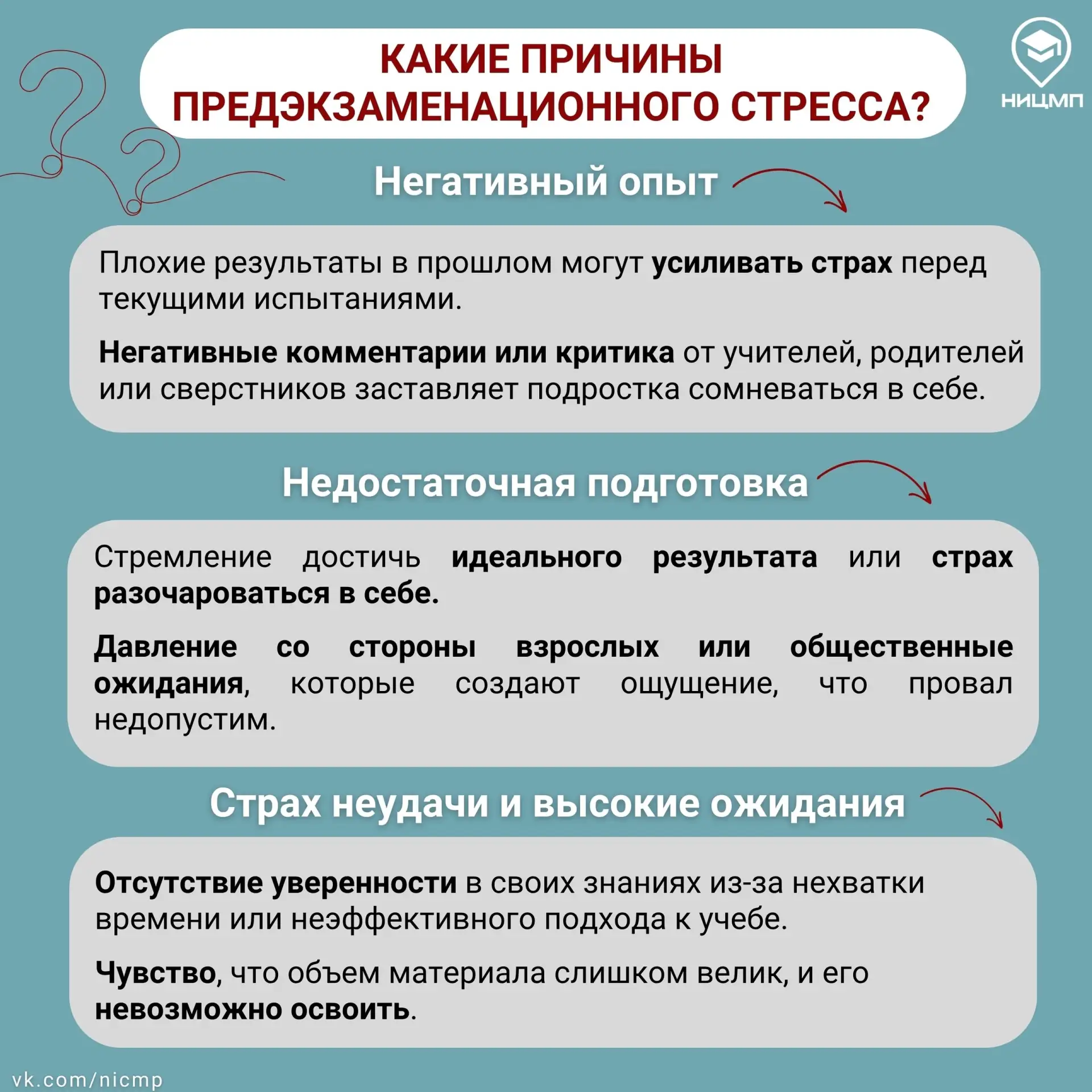 ⁉ Почему стресс перед экзаменами — это не просто волнение, и как помочь подростку с ним справиться? 