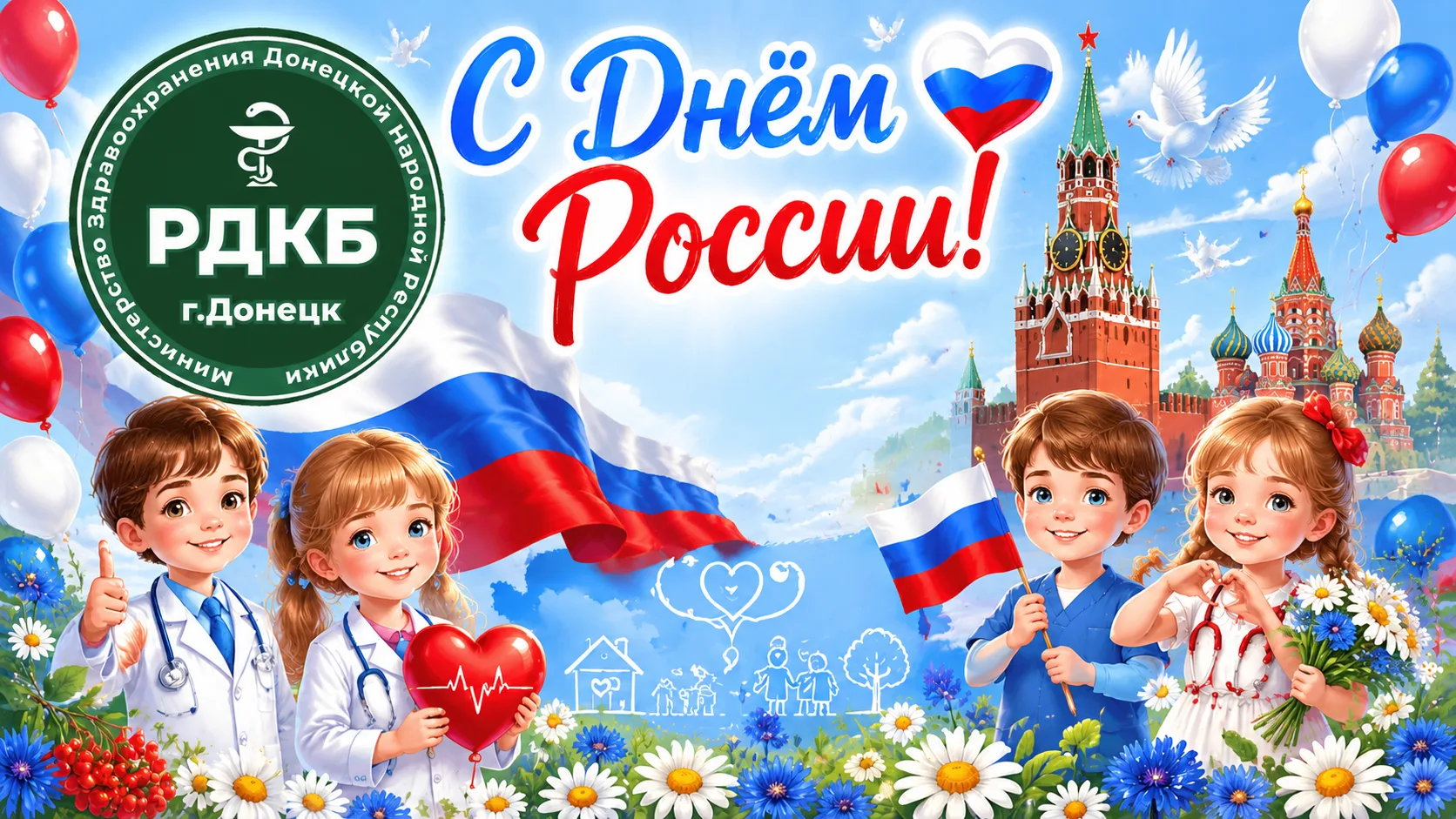 🇷🇺С Днём России!🇷🇺

Коллектив республиканской детской клинической больницы поздравляет вас с гла