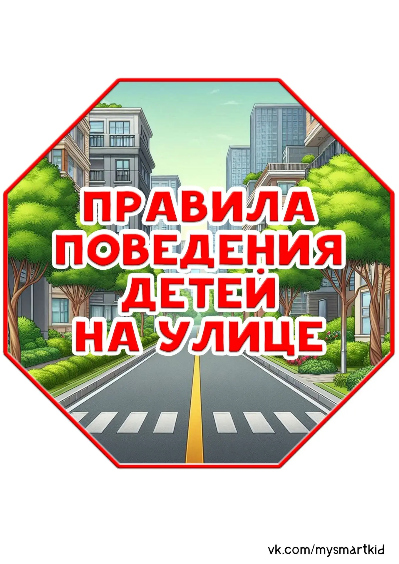 Вот подробные правила безопасного поведения для детей на улице, составленные на основе рекомендаций 
