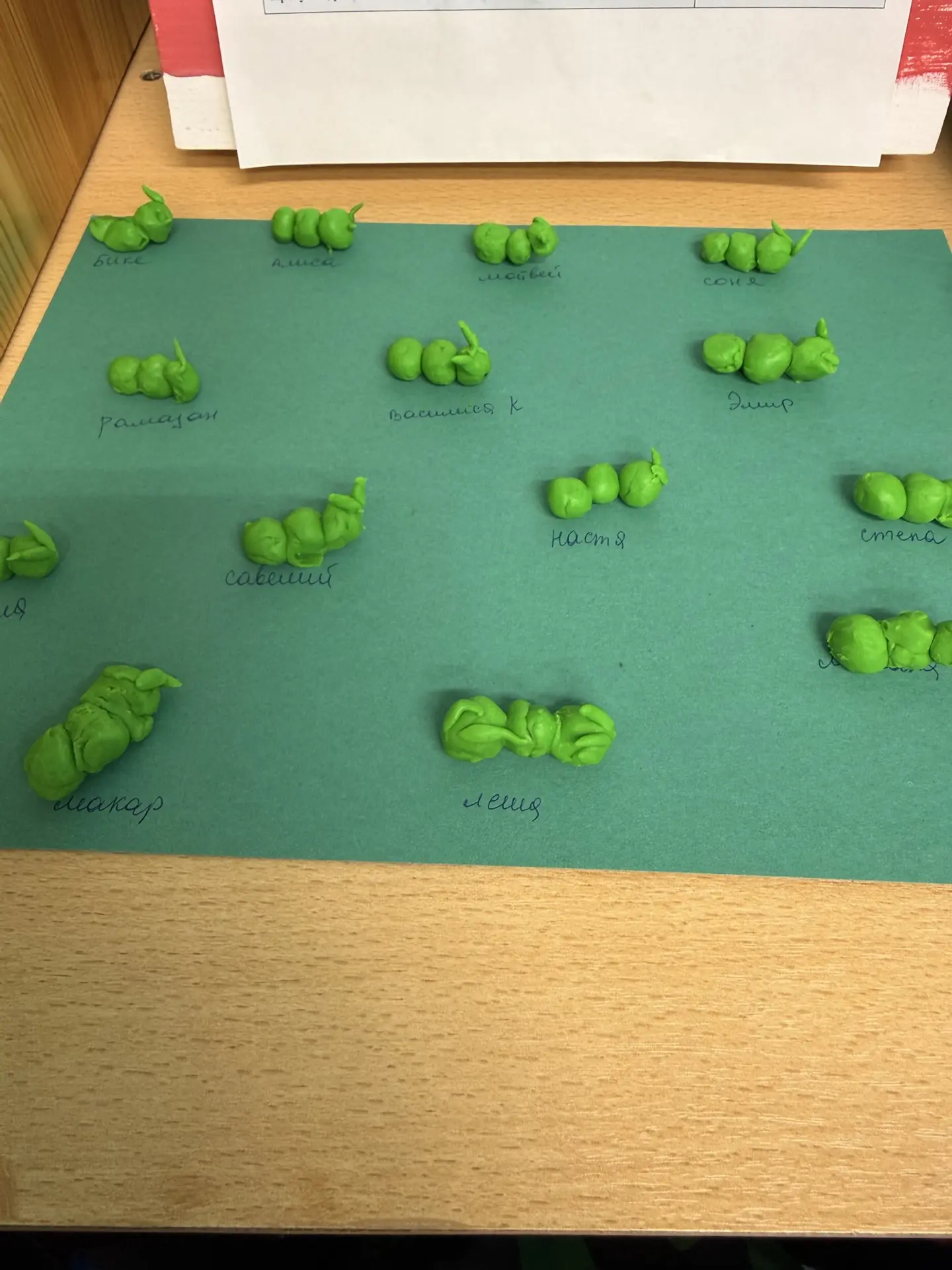 Поделочки из садика 💚 Похожа на гусеницу 🐛?