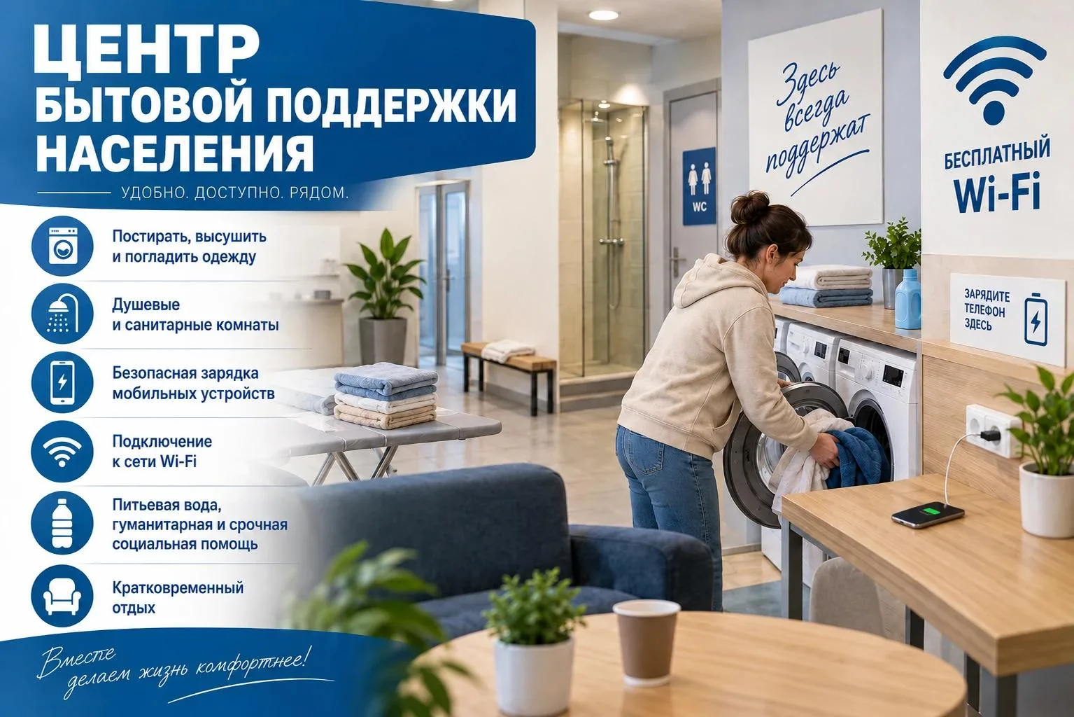 В Запорожской области появятся центры бытовой поддержки населения