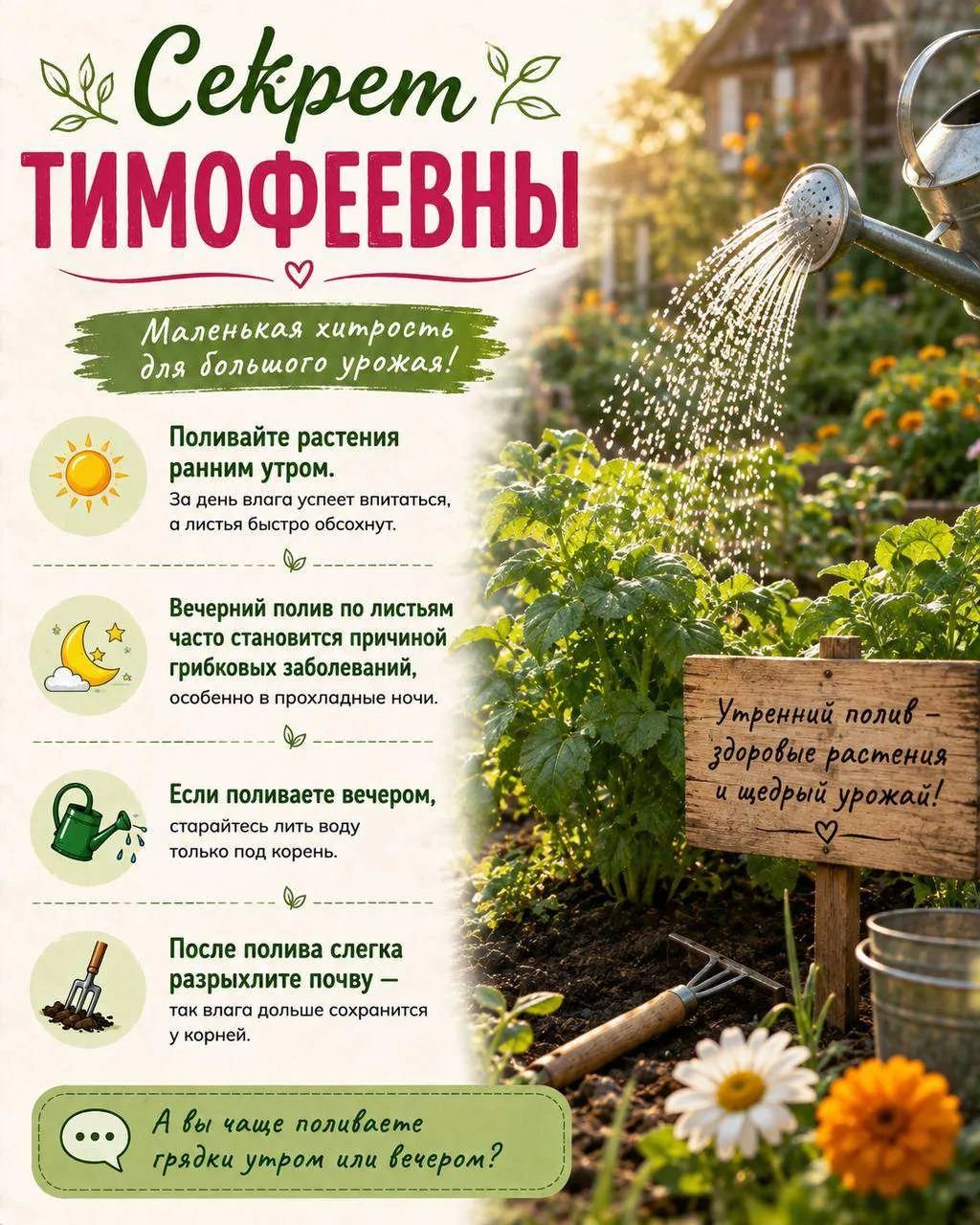 🌿 Секрет Тимофеевны