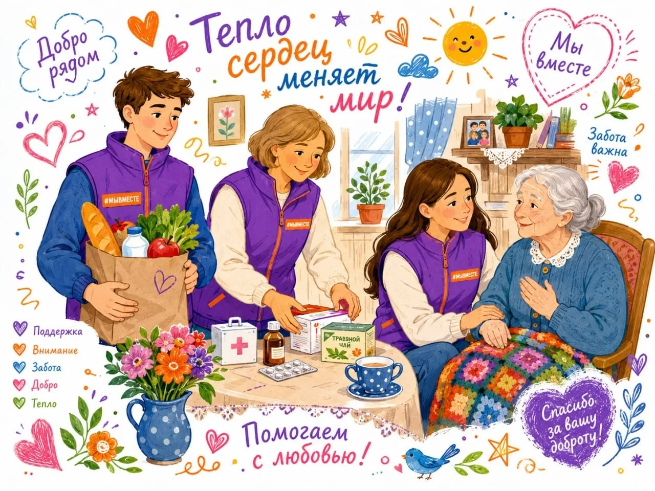 💜 Сегодня День корпоративного волонтёрства

Это не просто добрая инициатива, а настоящая сила, кото