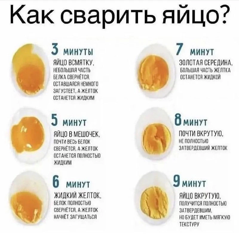 Как правильно варить яйцо. Сохраните, чтобы не потерять.