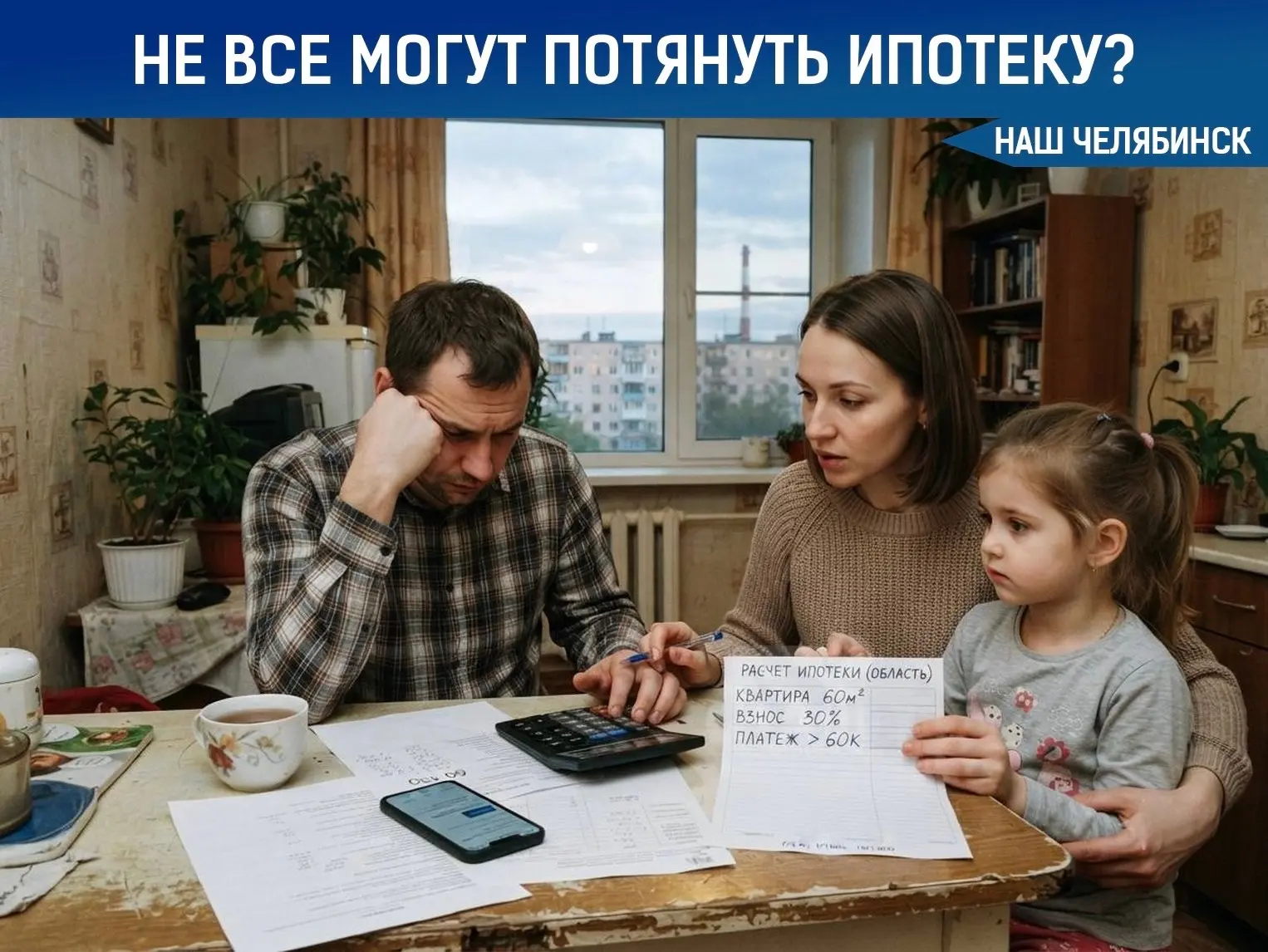 🏠 Лишь 27% семей в Челябинской области могут позволить себе ипотеку