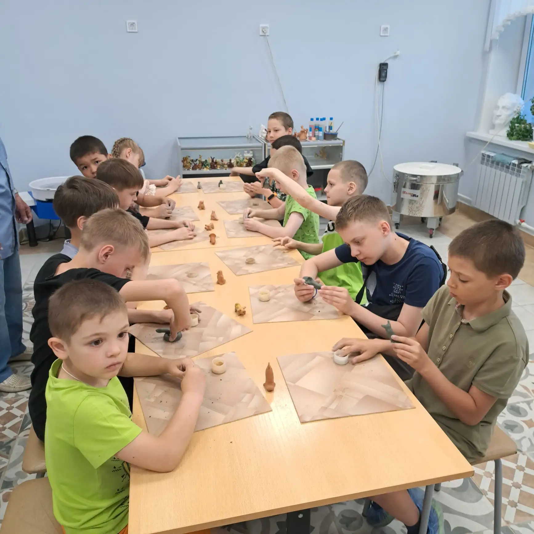 🎨Сегодня в гостях у Кораблинской ДХШ имени А.В.Картынова воспитанники школьного лагеря КСШ № 2👫👫�