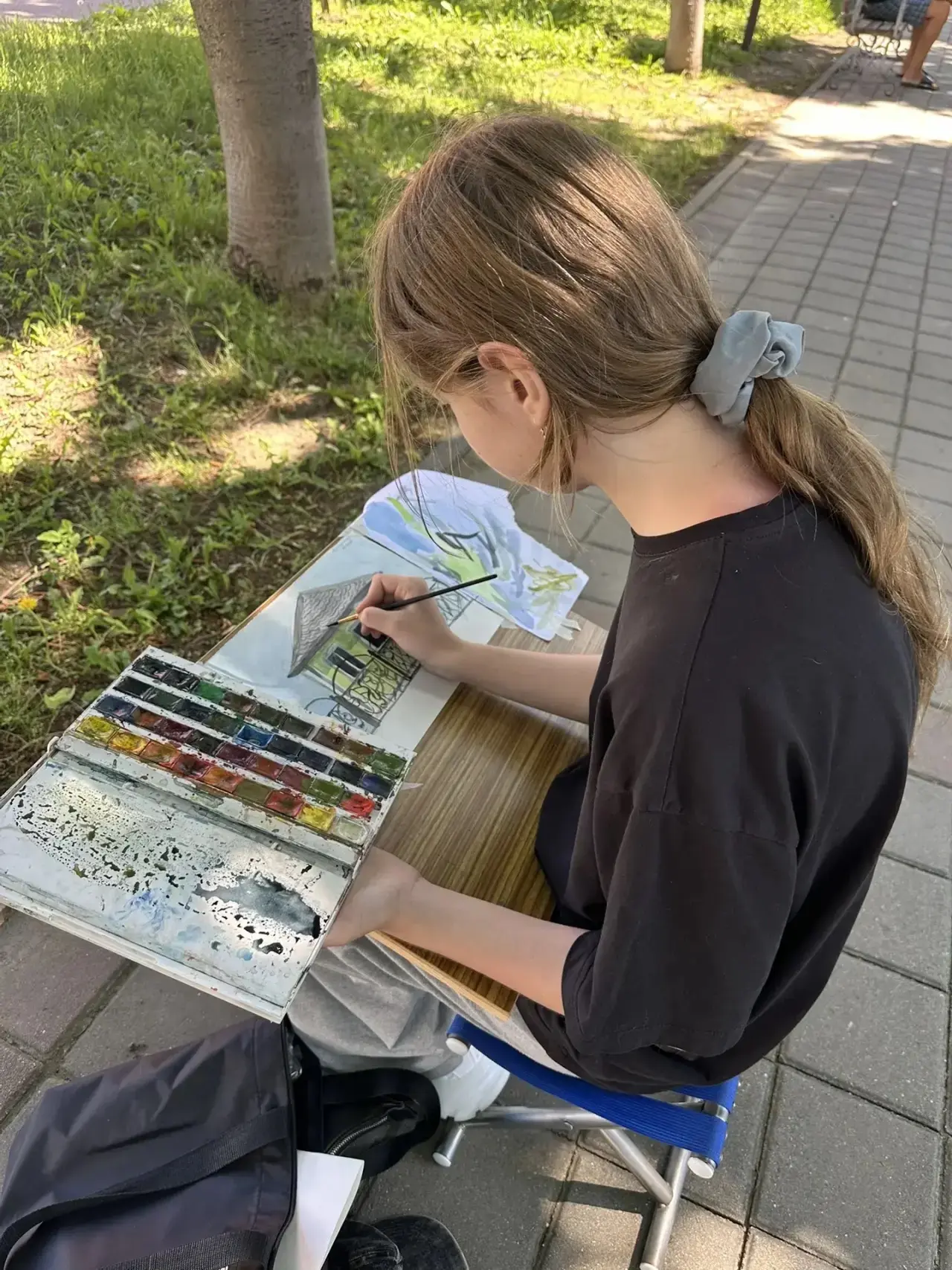 👩‍🎨 Еще один день пленэра — и снова море творчества!