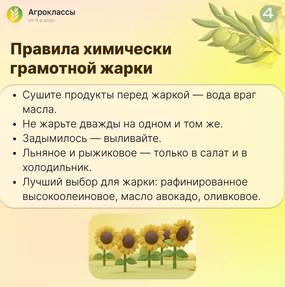 Ваша кухня – химическая лаборатория…  …и масло в ней – главный реактив.  Рассказываем об этом подроб
