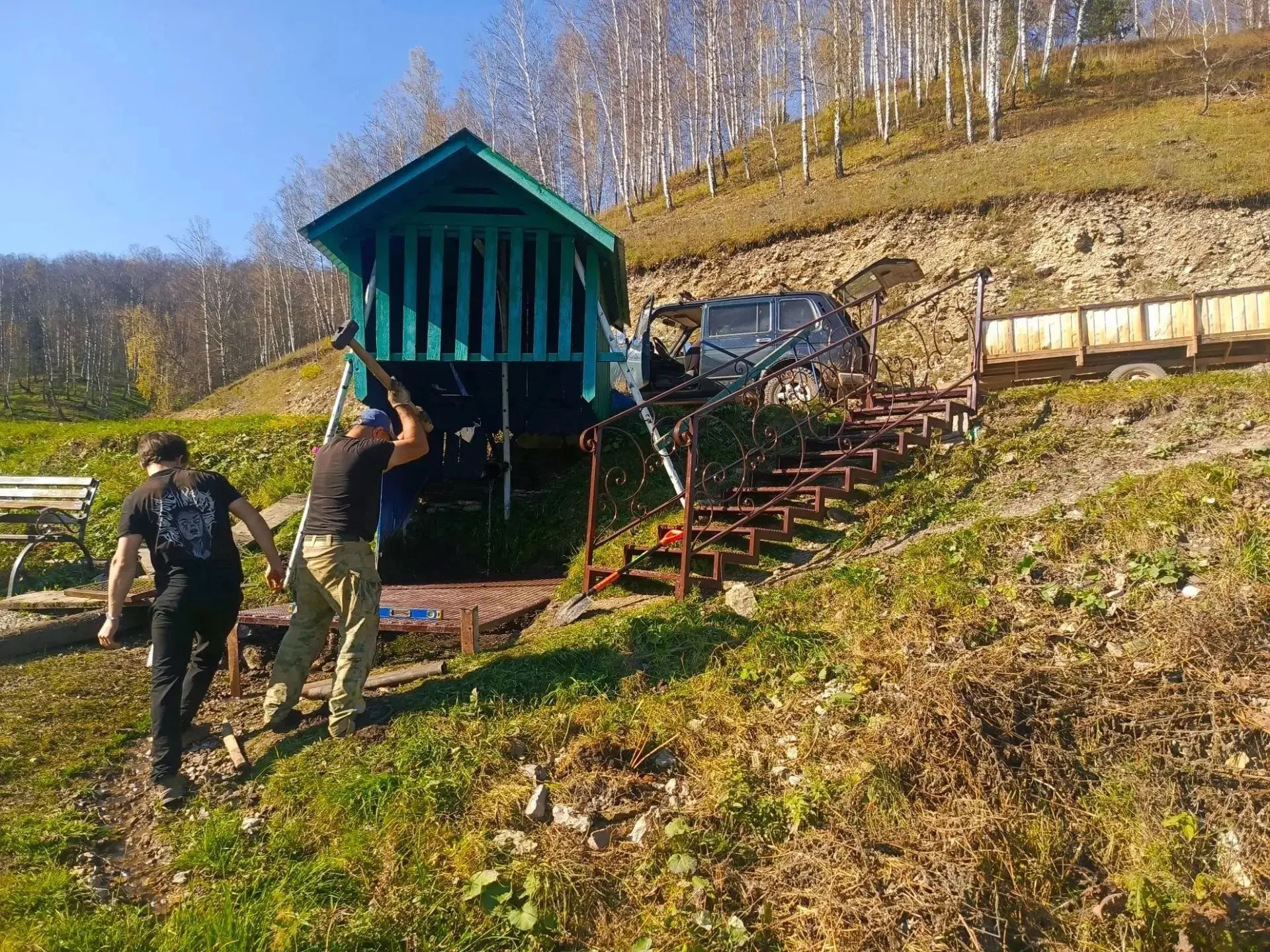 В селе Кашкино благоустроен родник «Улаклы шишмә»