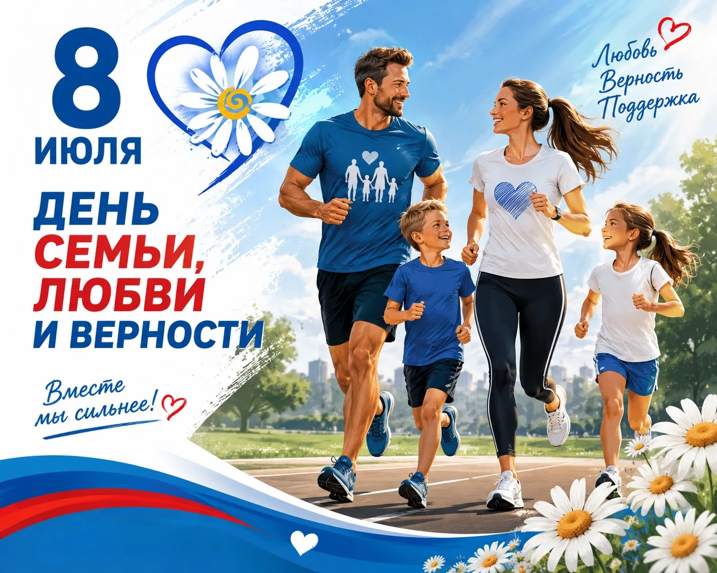 💞 8 июля — День семьи, любви и верности 

Сегодня мы отмечаем особенный праздник, который напоминае