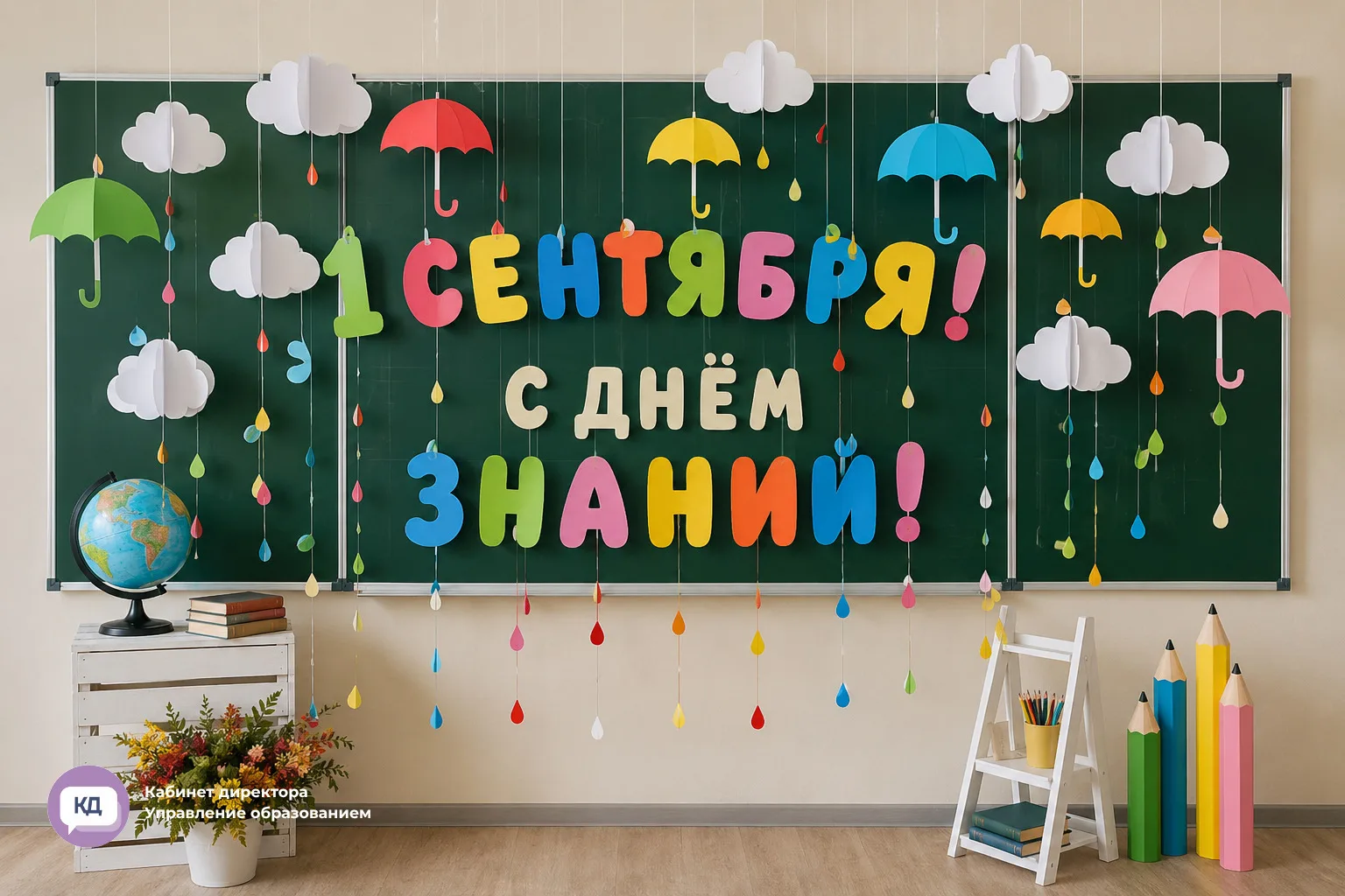 Оформление школьной доски на 1 сентября 🍁 Идеи