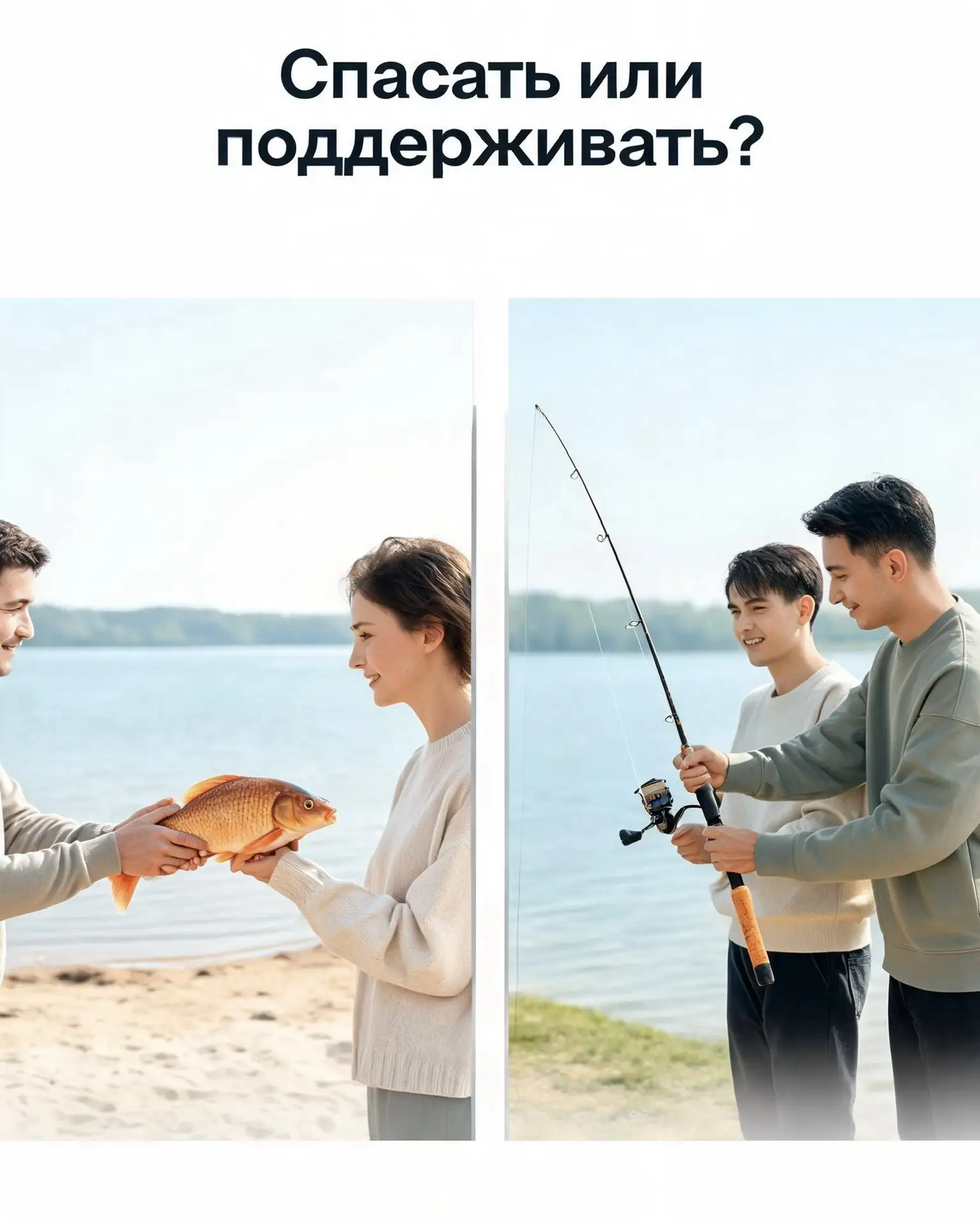 Спасать или поддерживать — в чем разница?