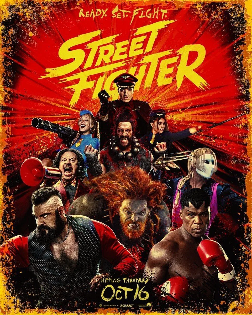 🔥Постеры к фильму Street Fighter   Фильм Street Fighter готовится к премьере 16 октября 2026 года.  