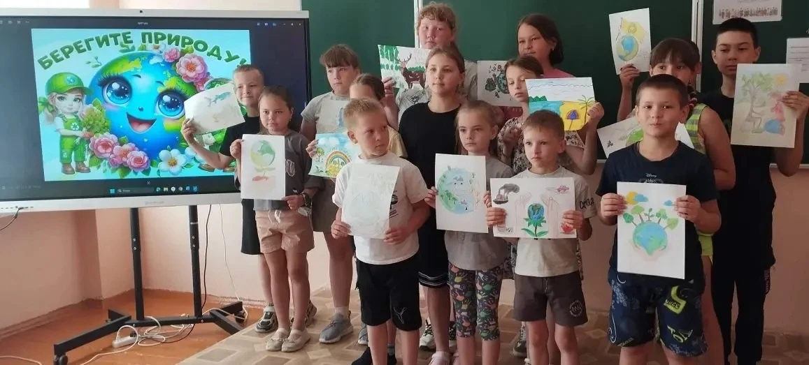 Сегодня для воспитанников летнего школьного лагеря состоялась экологическая игра "Лето, экология и м
