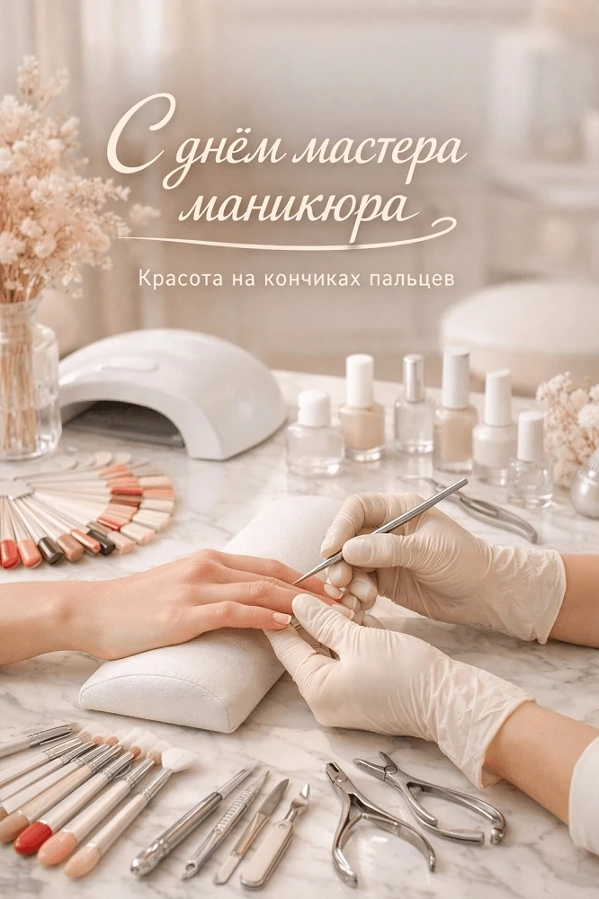 Наш коллектив поздравляет всех мастеров маникюра с профессиональным праздником!
