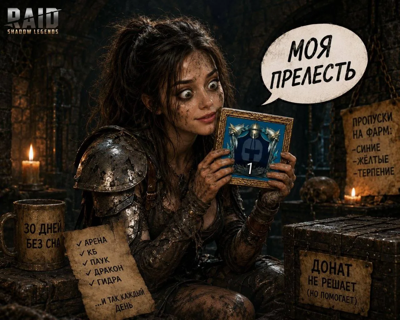 Завтра, в половине кланов Рейда 😁😁😁