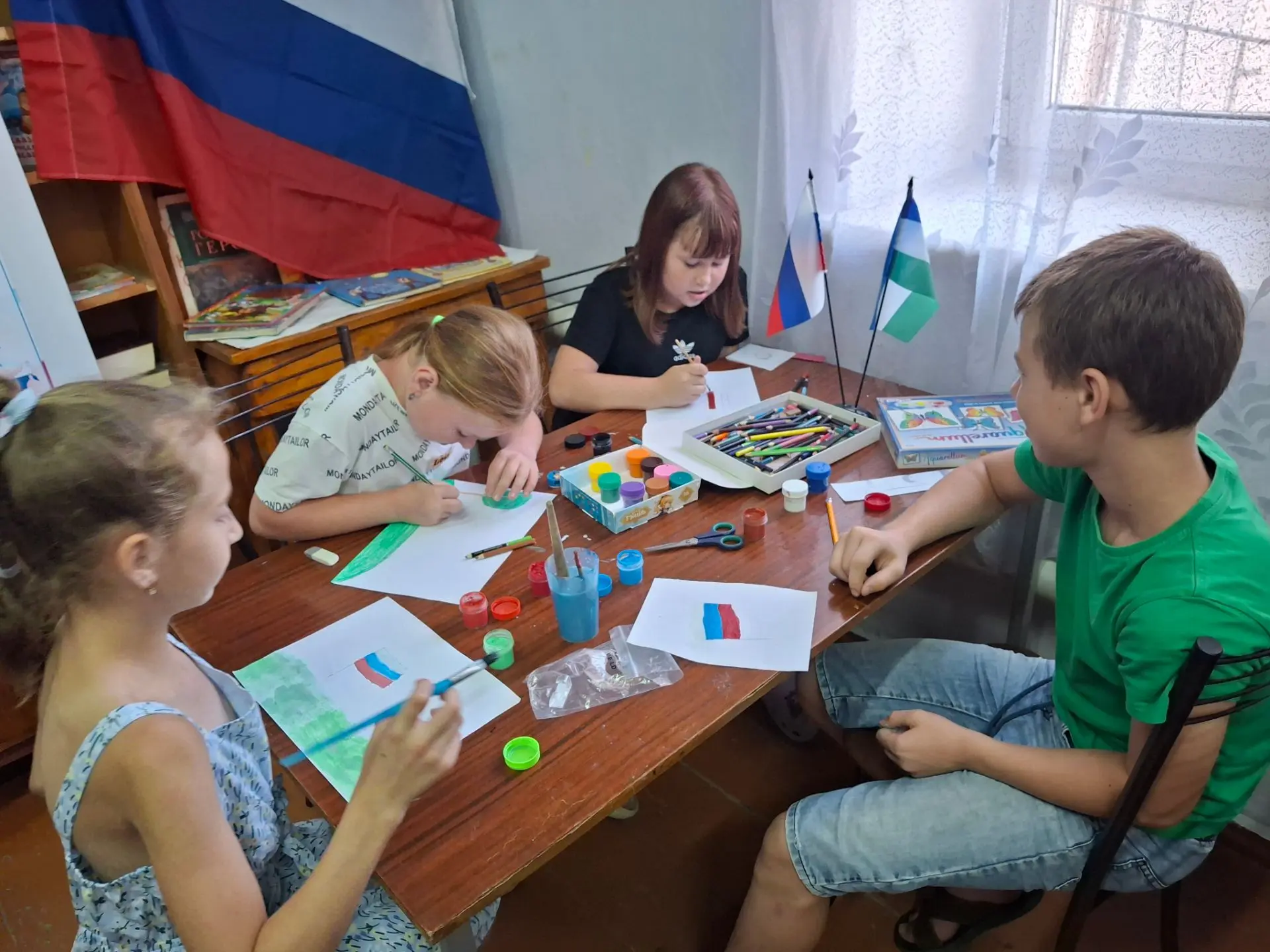 В библиотеке сельского поселения Янтарного состоялось яркое и душевное мероприятие — ко...