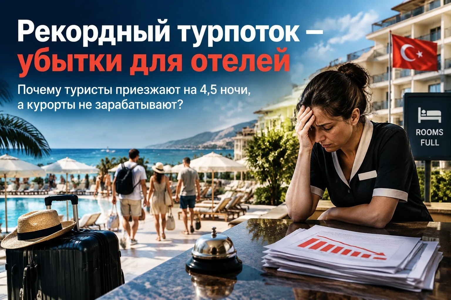 🏖️ Курортный парадокс: цифры зашкаливают, а прибыли нет.