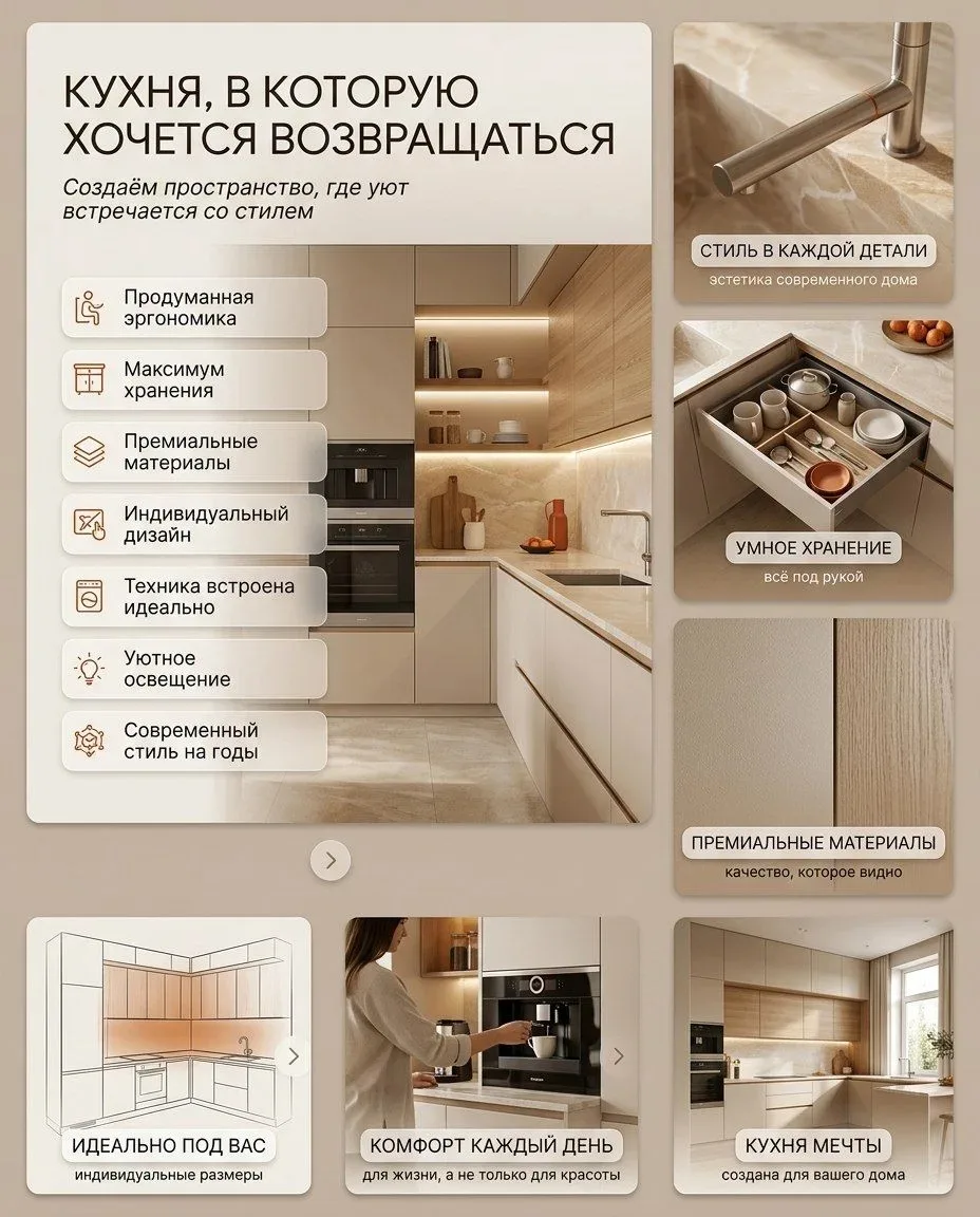 Кухня — это не просто мебель.