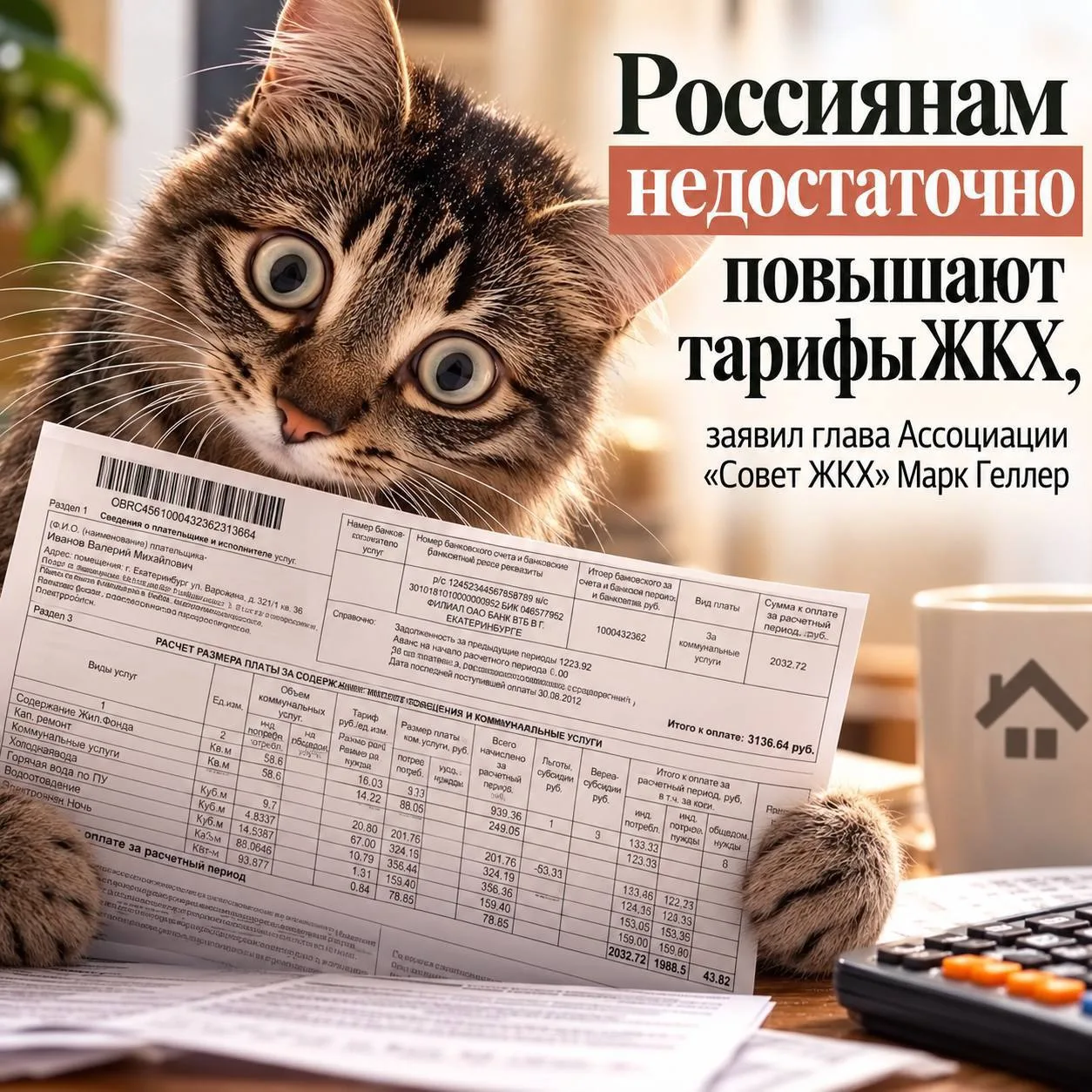 Россиянам недостаточно повышают тарифы ЖКХ, заявил глава Ассоциации «Совет ЖКХ» Марк Ге...