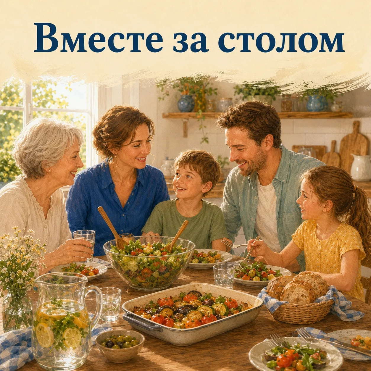🍽 Зачем семье хотя бы иногда садиться за стол вместе