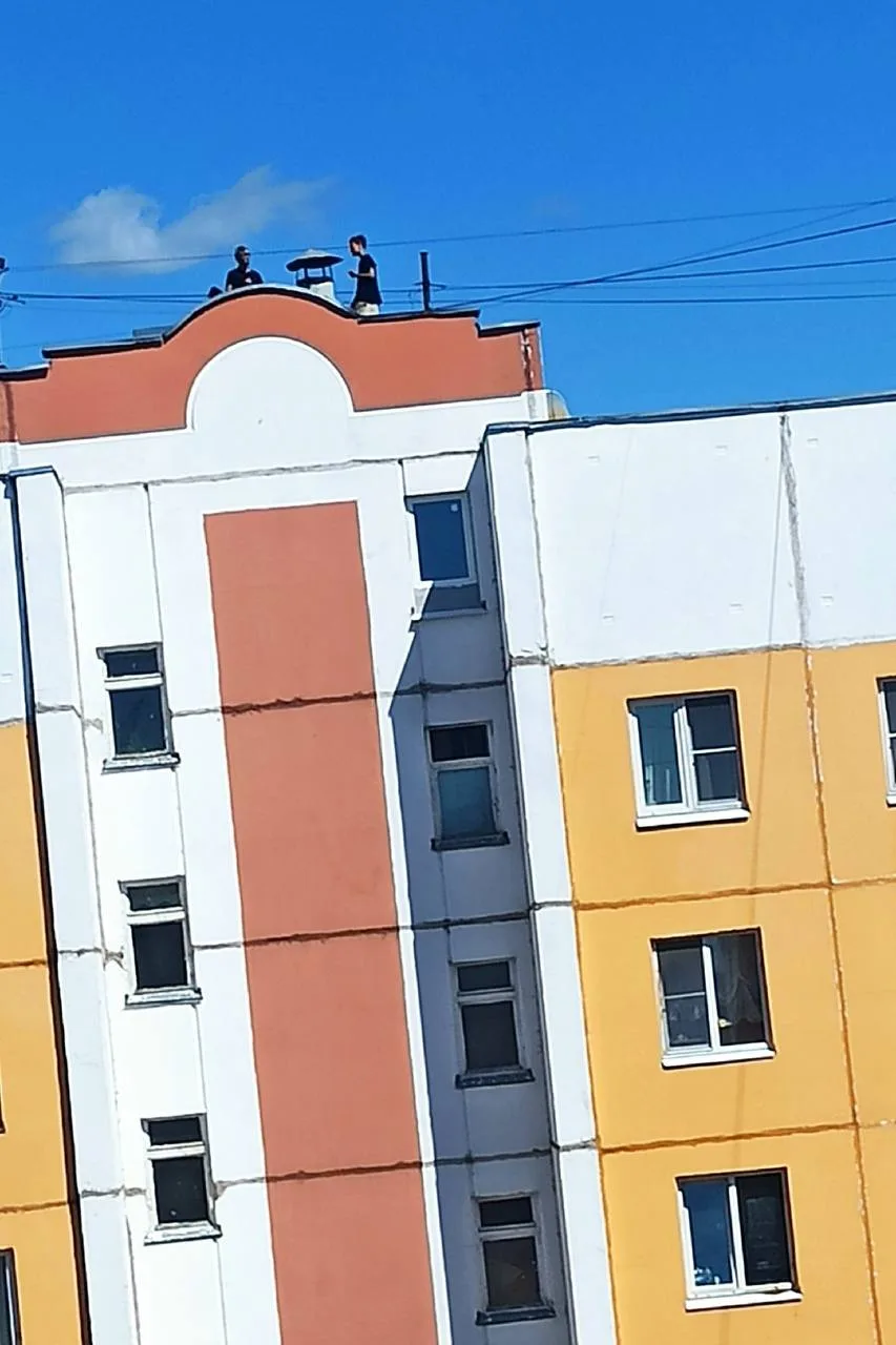 Пр-т Рабочий, д. 13. Прыгают по крышам, плюются и бросают бутылки. На замечания не реаг...