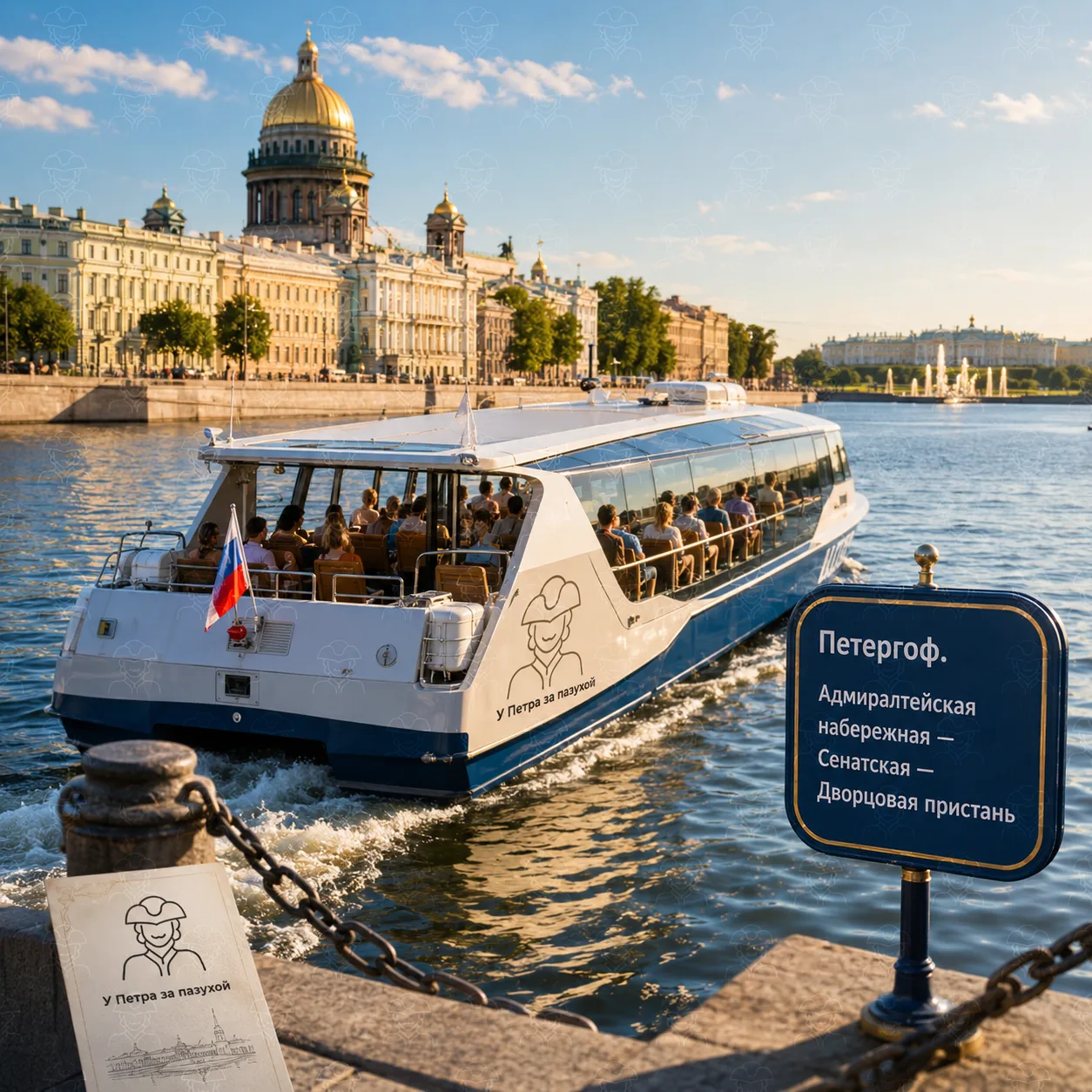 🚤 До Петергофа теперь можно уйти сразу с трёх пристаней

В Петербурге запустили новый водный маршру