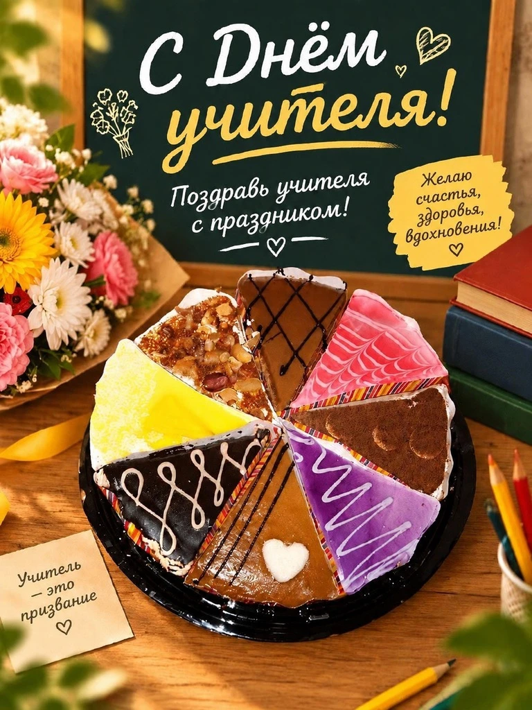 🎂 Торт «Желание» в «Аникс»для любимого учителя! ❤️
