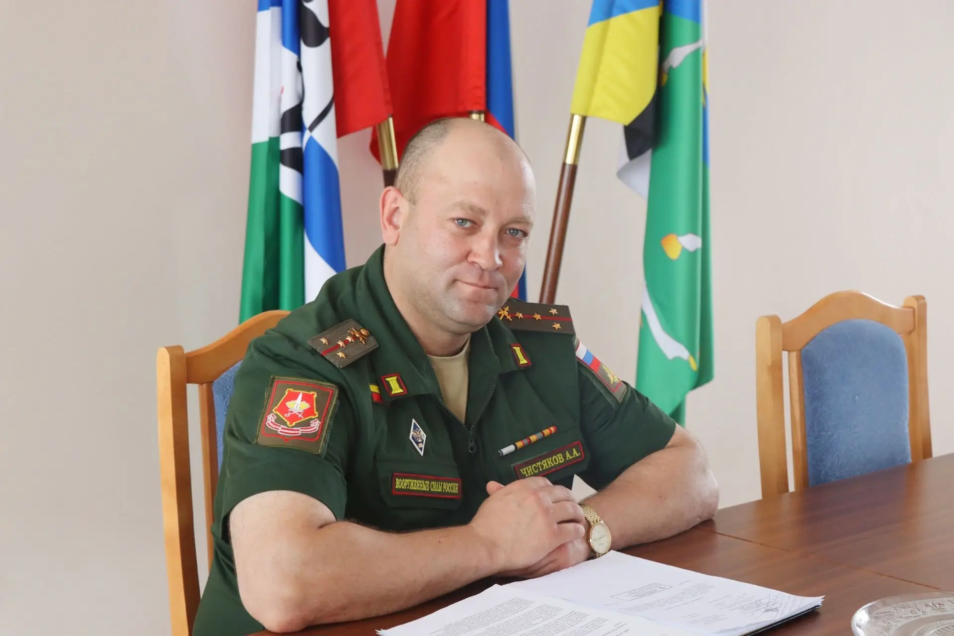 💬Военный комиссар города Тогучина, Тогучинского, Болотнинского и Мошковского районов Андрей Чистяко