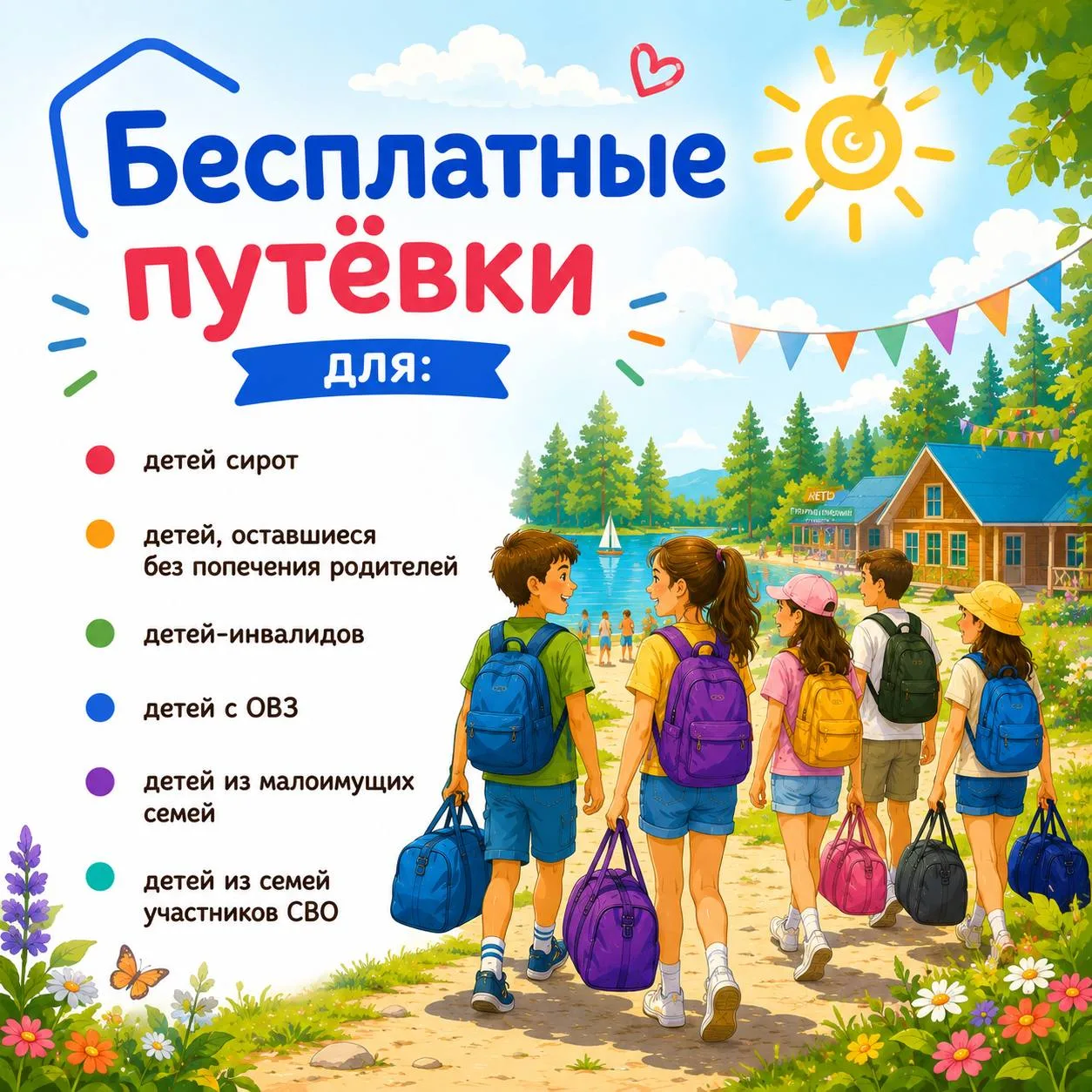 Через 2 недели долгожданные каникулы! ☀️  С 1 июня в Южном по традиции стартует летняя оздоровительн