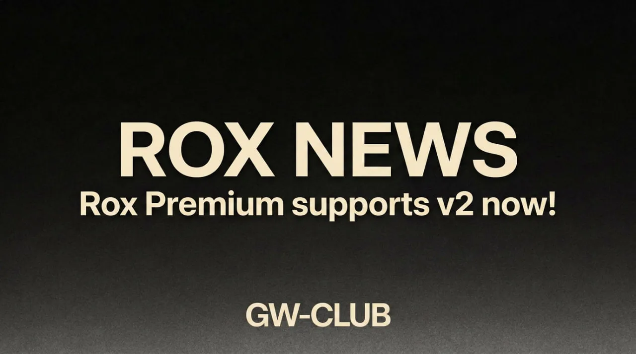Теперь прошивка ROX PREMIUM полностью совместима с новейшей версией программного обеспе...