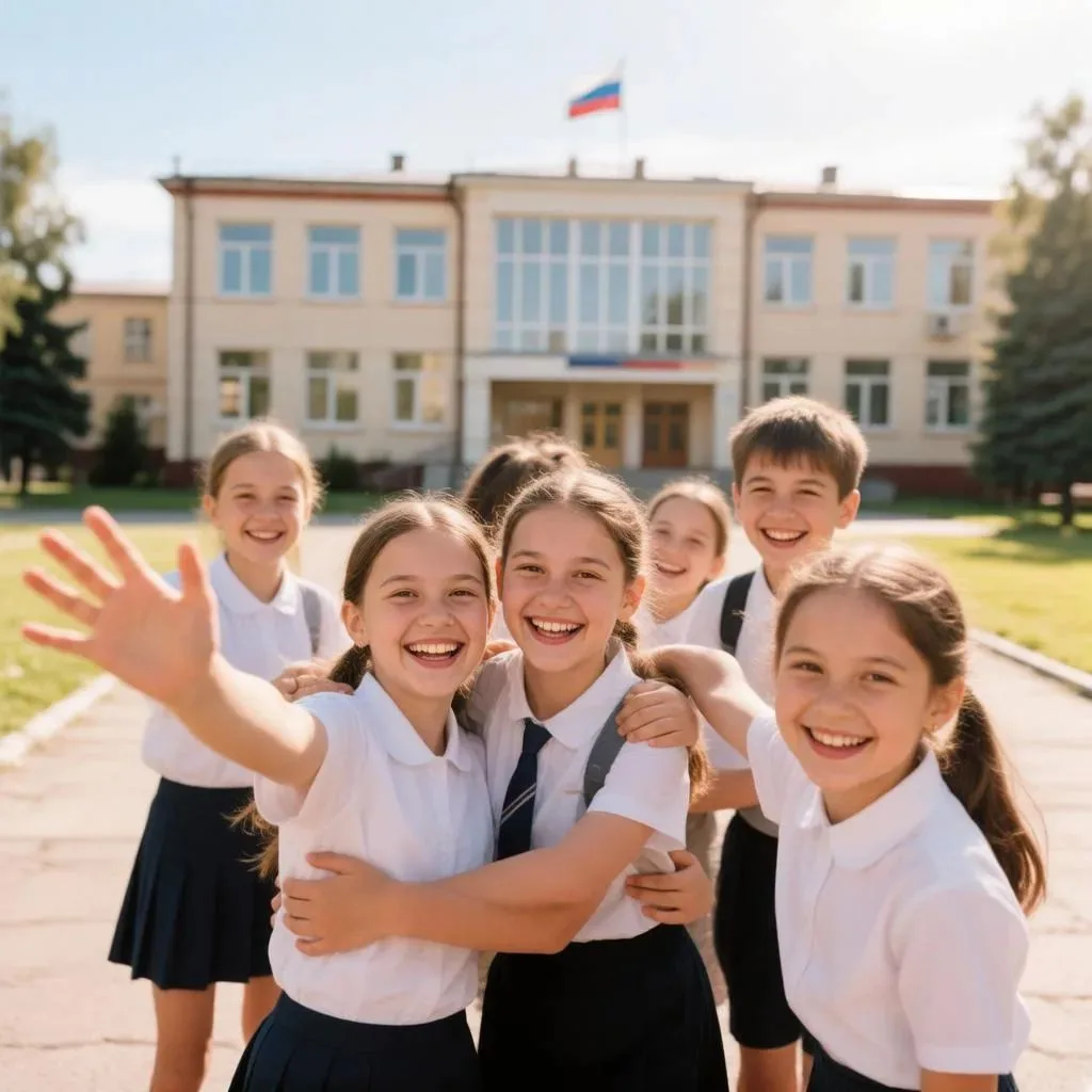 Школьный двор снова ждёт своих героев! 🎒
