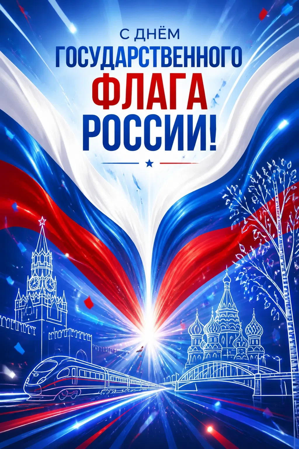 🎉 С Днём Государственного флага России! 🇷🇺