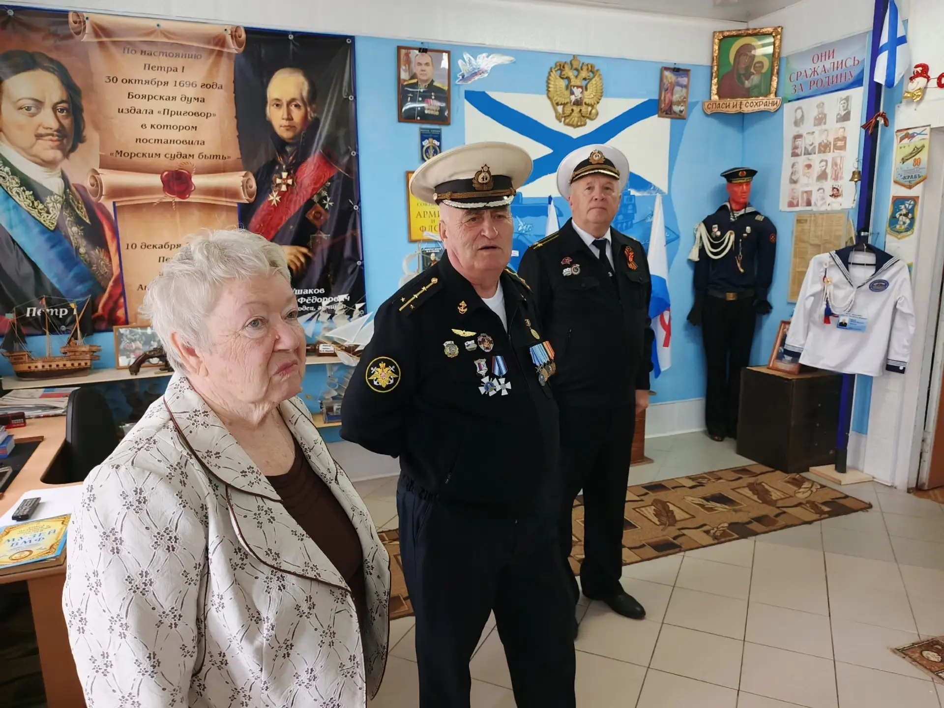 Жители Алатыря съездили в гости к соседям — в Ардатов, где побывали в музее Военно-Морс...