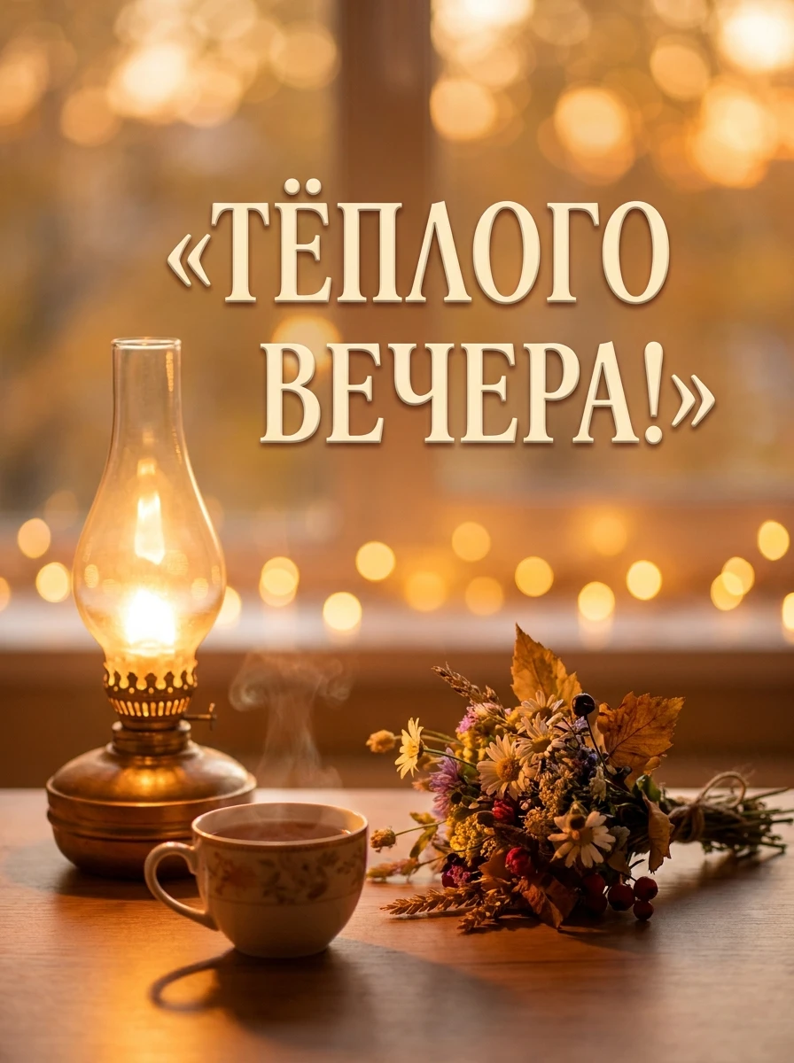 Тёплого вечера!