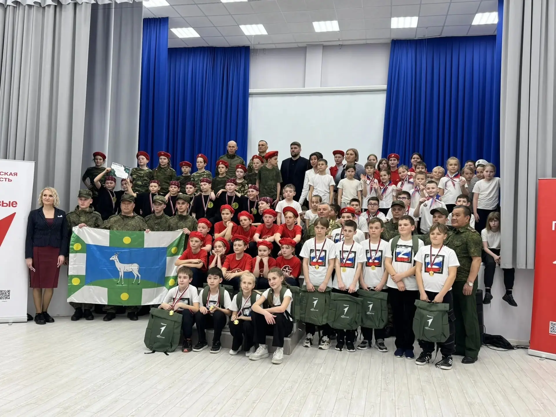 Наша команда — в тройке лучших!   31 марта в ГБОУ СОШ п.г.т. Рощинский прошёл муниципальный этап вое