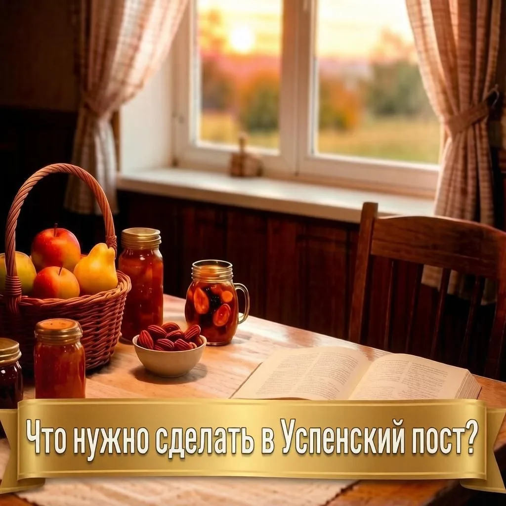 ЧТО НУЖНО СДЕЛАТЬ В УСПЕНСКИЙ ПОСТ?