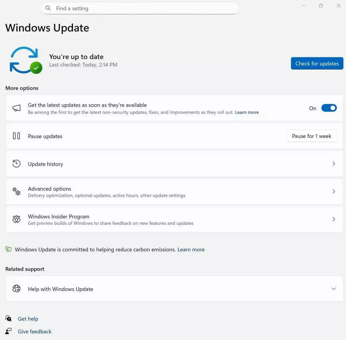 Microsoft упрощает установку обновлений в Windows 11

В тестовой версии Insider Preview Build 26300.