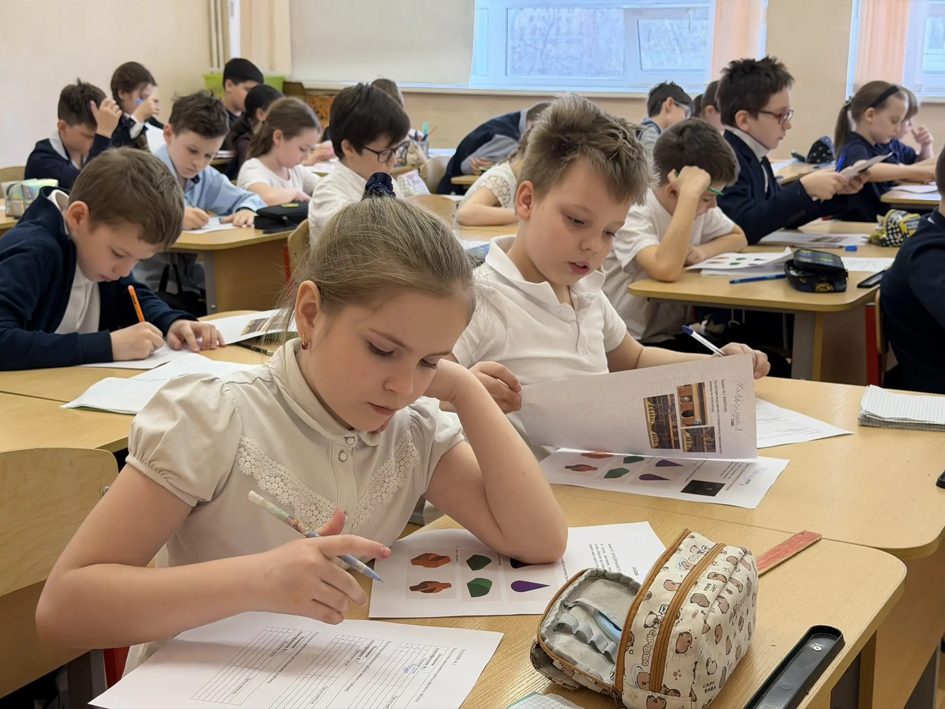 Ученики 3-4 классов приняли участие в математической и естественно-научной олимпиаде «Готов к жизни 