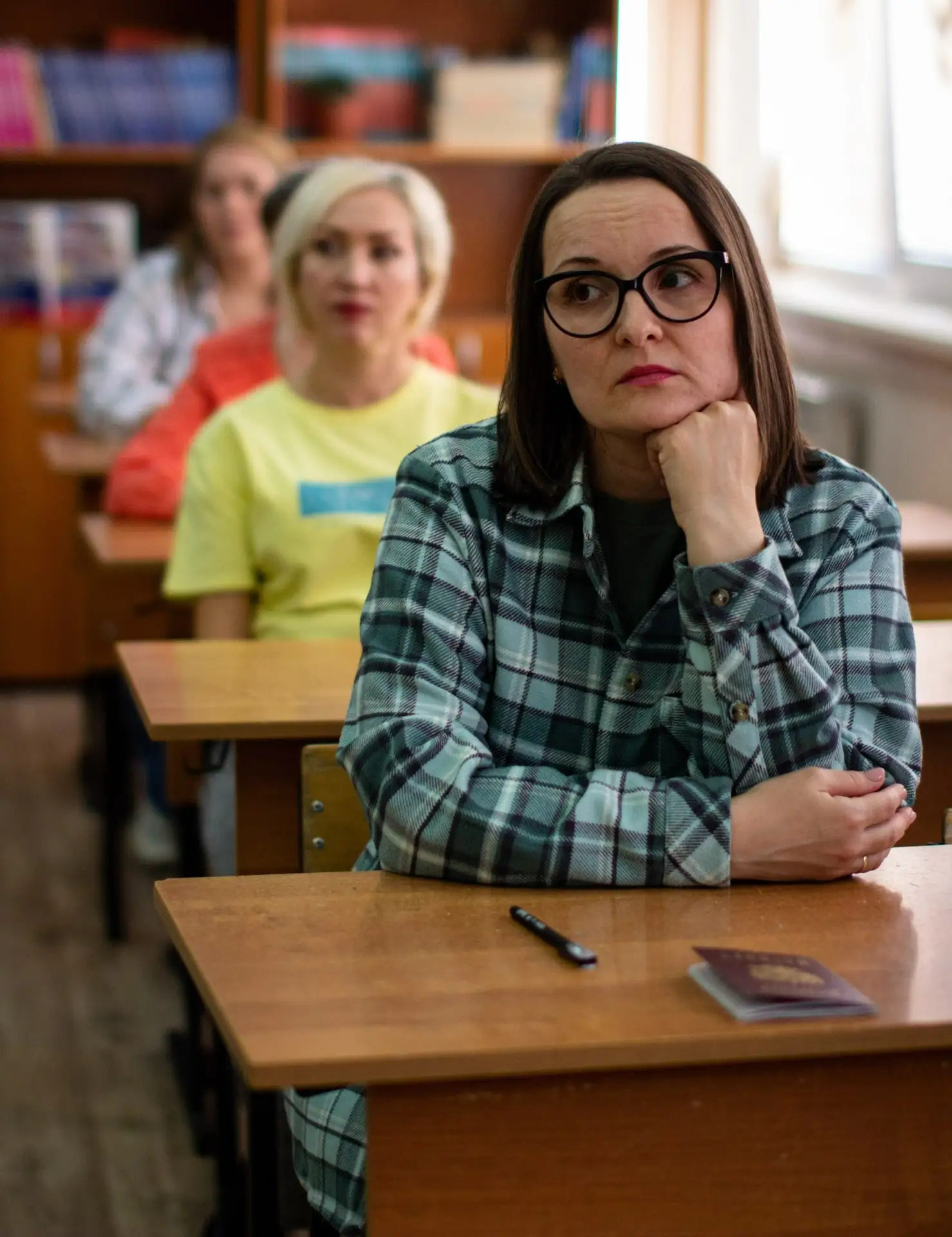 Вчера в нашей школе прошла акция, которая призвана помочь выпускникам и их родителям снять лишнее пс