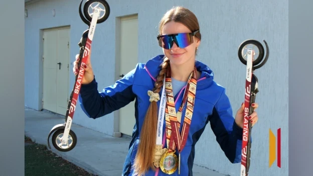 22-летняя воронежская спортсменка Арина Тарановская, мастер спорта России, занимается л...
