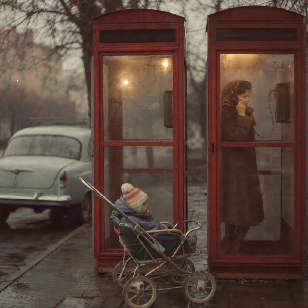 Ах, эти телефонные будки! 📞 Такие уютные уголочки в каждом дворе, где можно было позво...
