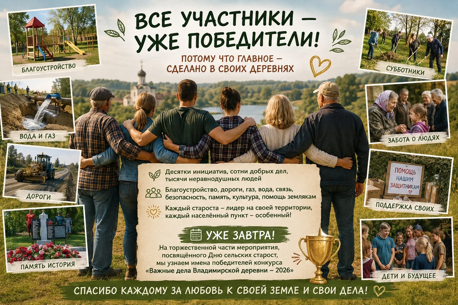 🌿 Все участники уже победители. Потому что главное — сделано в своих деревнях