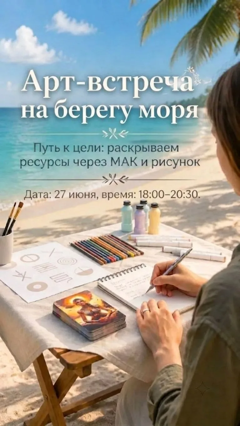 27 июня состоится Арт-встреча! 

Мои дорогие, в этот раз я приглашаю вас провести нашу встречу на бе