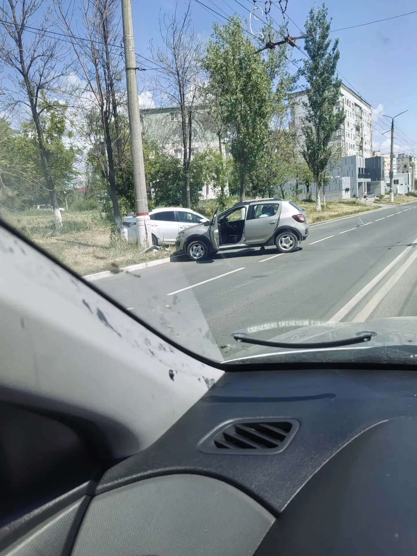 ДТП на улице Дзержинского напротив Новы
