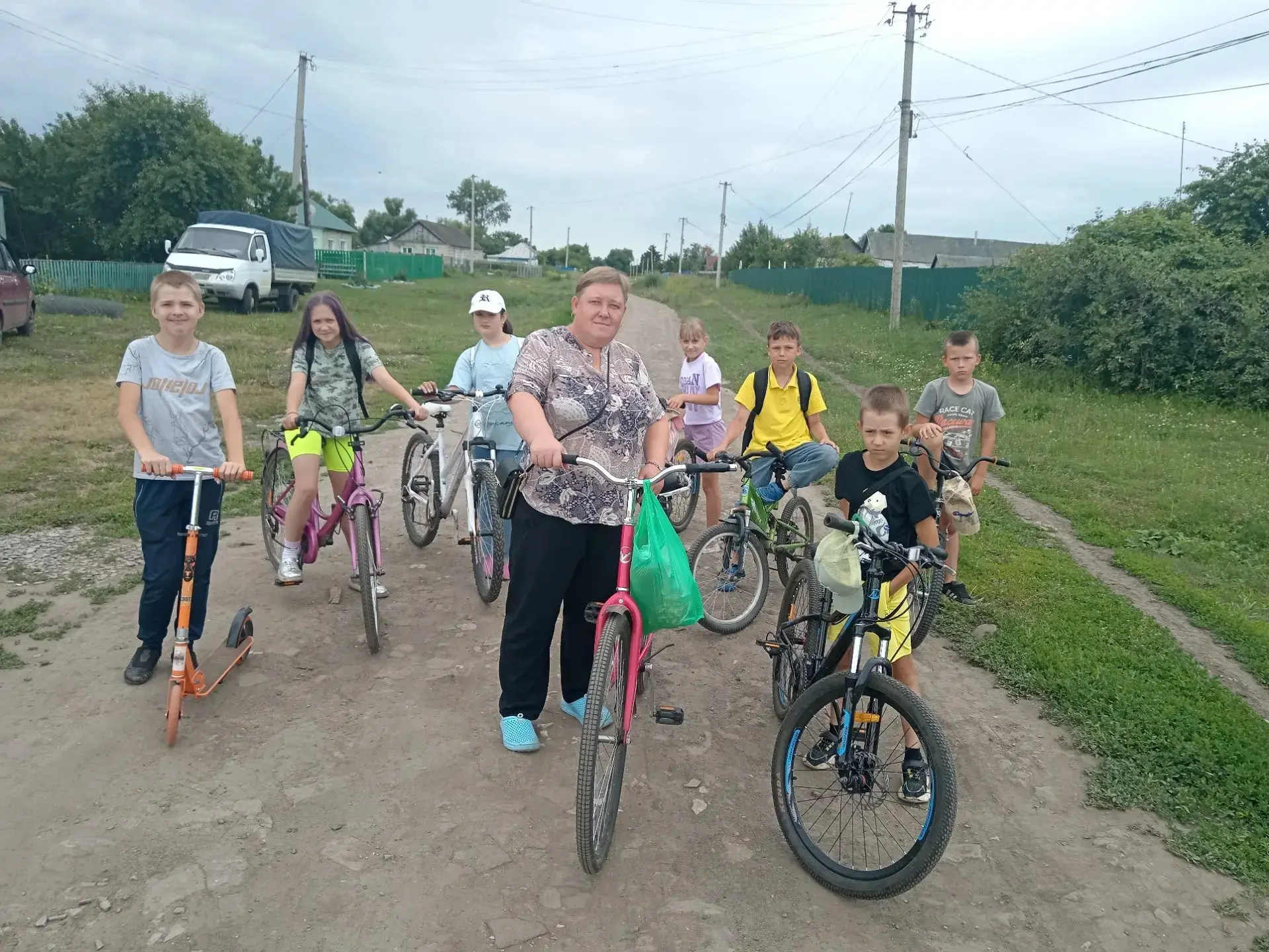 🚵‍♂️Сегодня была совершена вело-прогулка на природный родник в конце села Елизаветино.