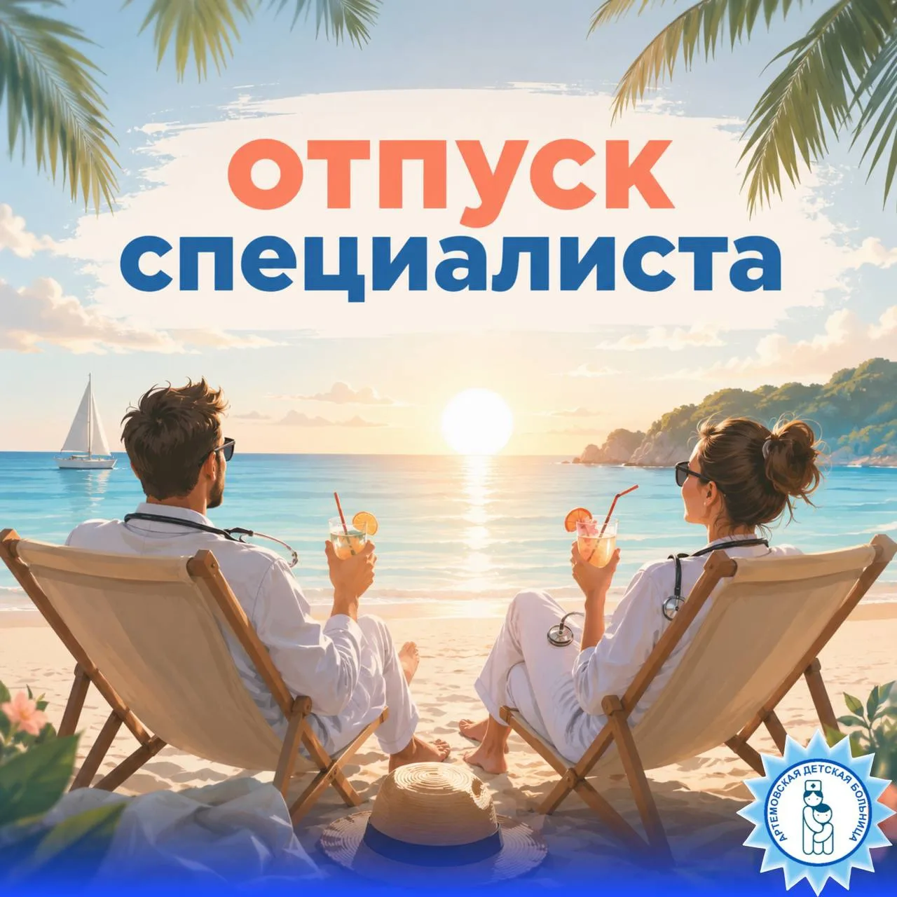 ☀️ Специалист уходит 
в отпуск

🔵Тищенко Я.Е. -  врач - стоматолог (отпуск с 27.07  по 12.09）
🔵Нур