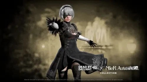 2B и Эмиль добрались до Dead by Daylight